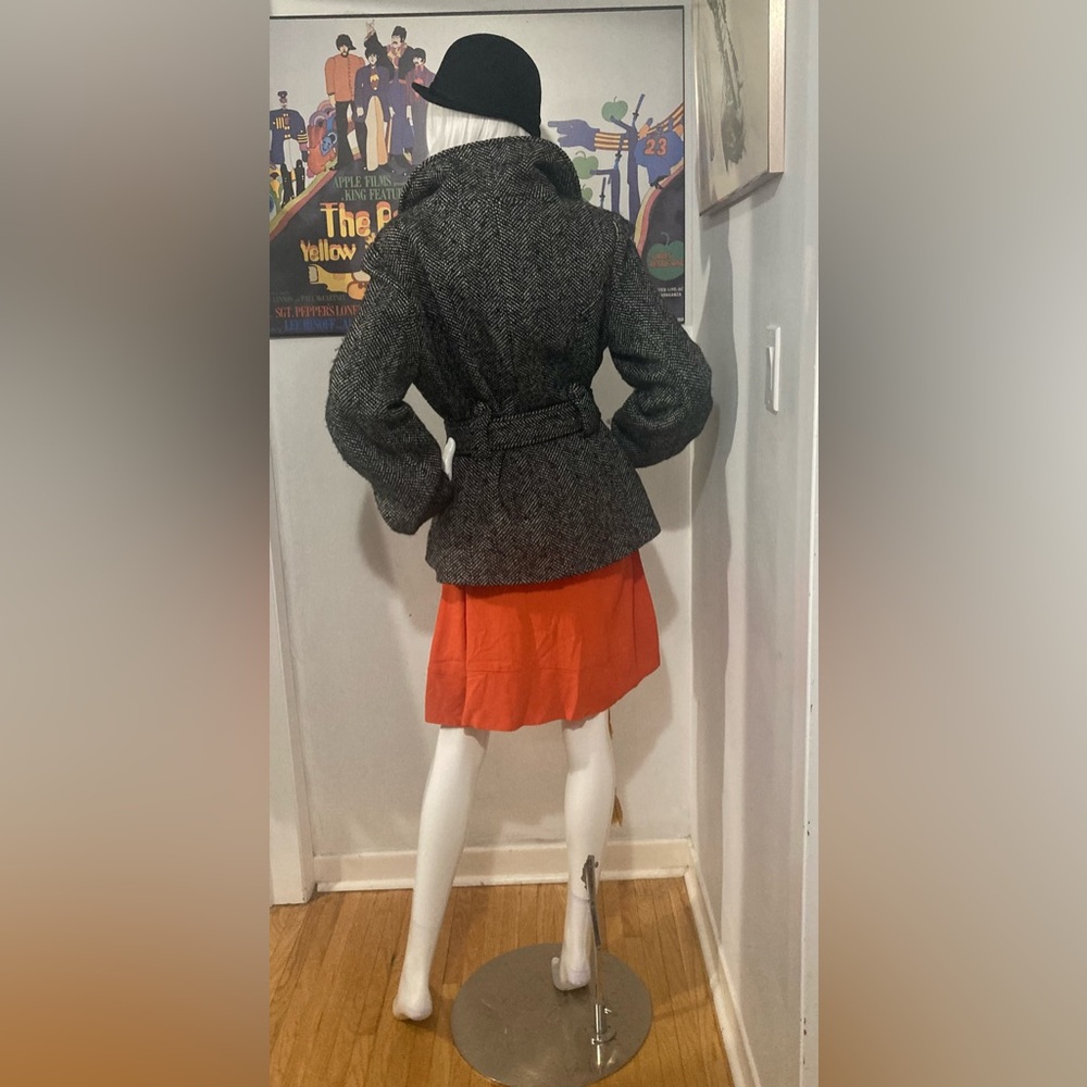 Vintage Y2K Curated 1920s Theme Outfit - Coat, Hat, Gloves, Dress, Accessories - Picture 6 of 15